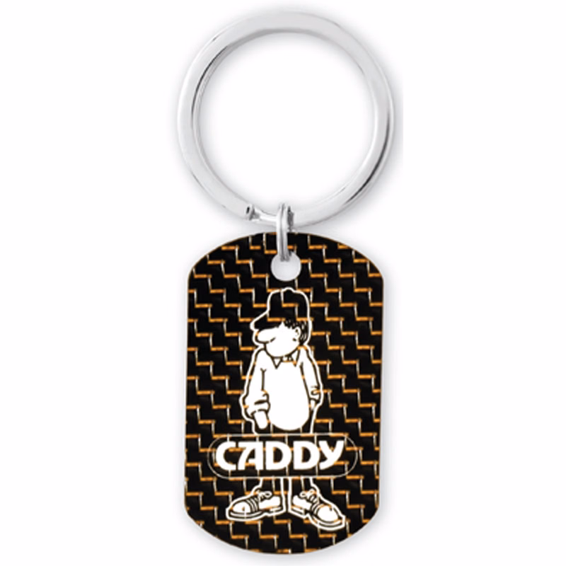 Dog Tag - 1-3/4" X 1 1/16" -Pure Carbon Fiber