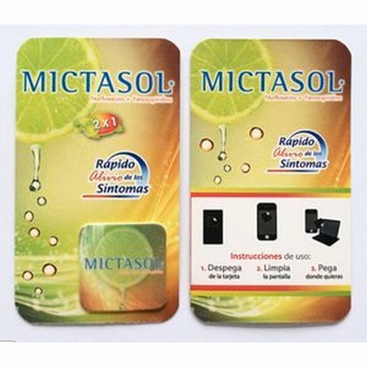 Self Adhesive Microfiber Cell Phone Screen Cleaner