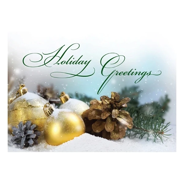 Glittering Greetings Holiday Card 1