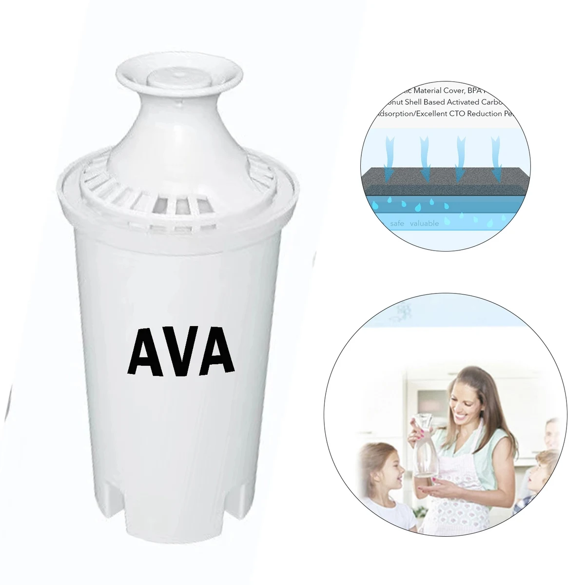 Classic Vertical Element Tap Water Filter 1