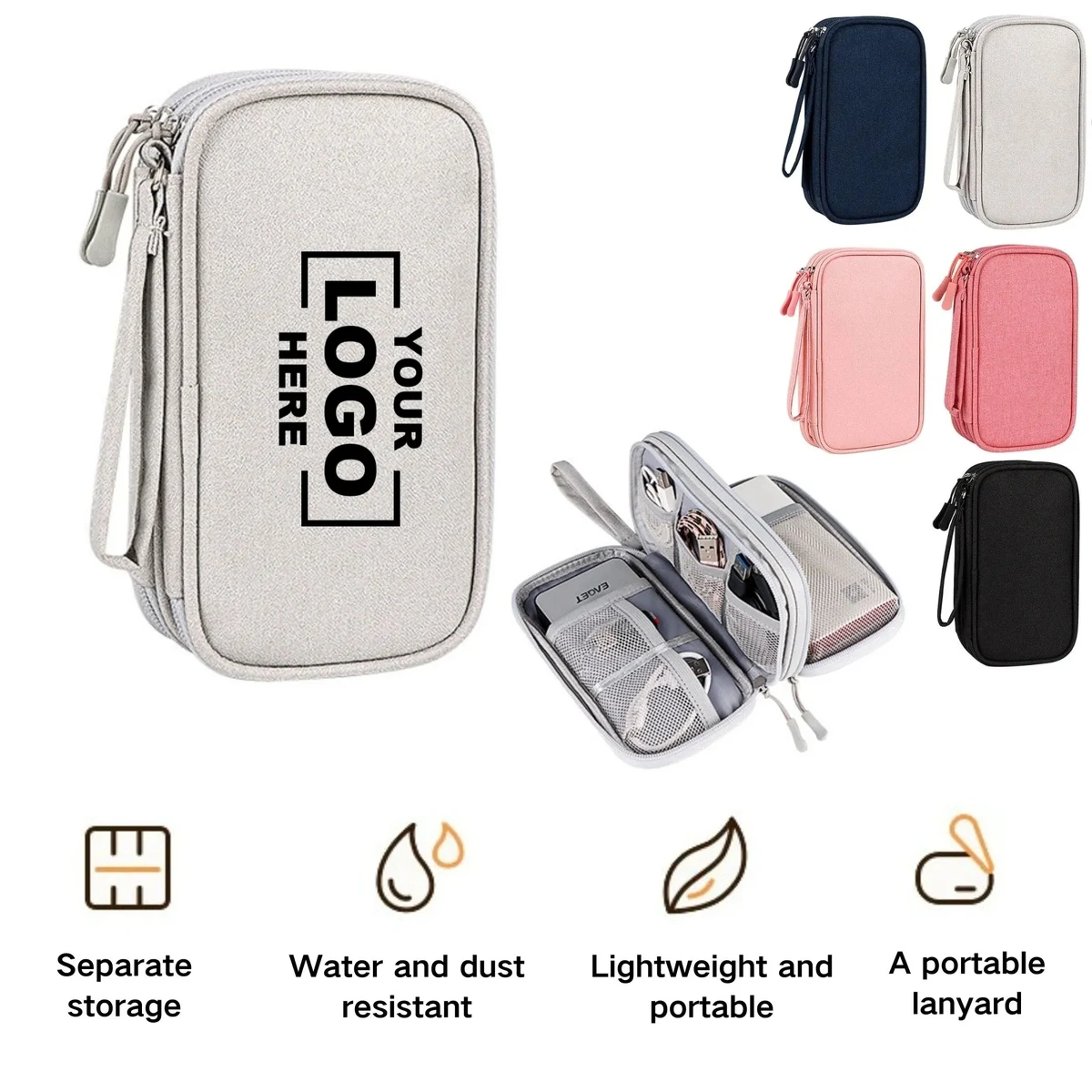 Portable Multi Functional Digital Accessories Storage Bag 1