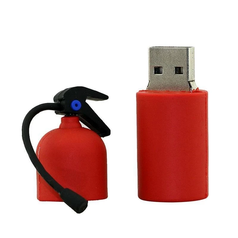 4GB USB Flash Drive Fire Extinguisher Shaped 1