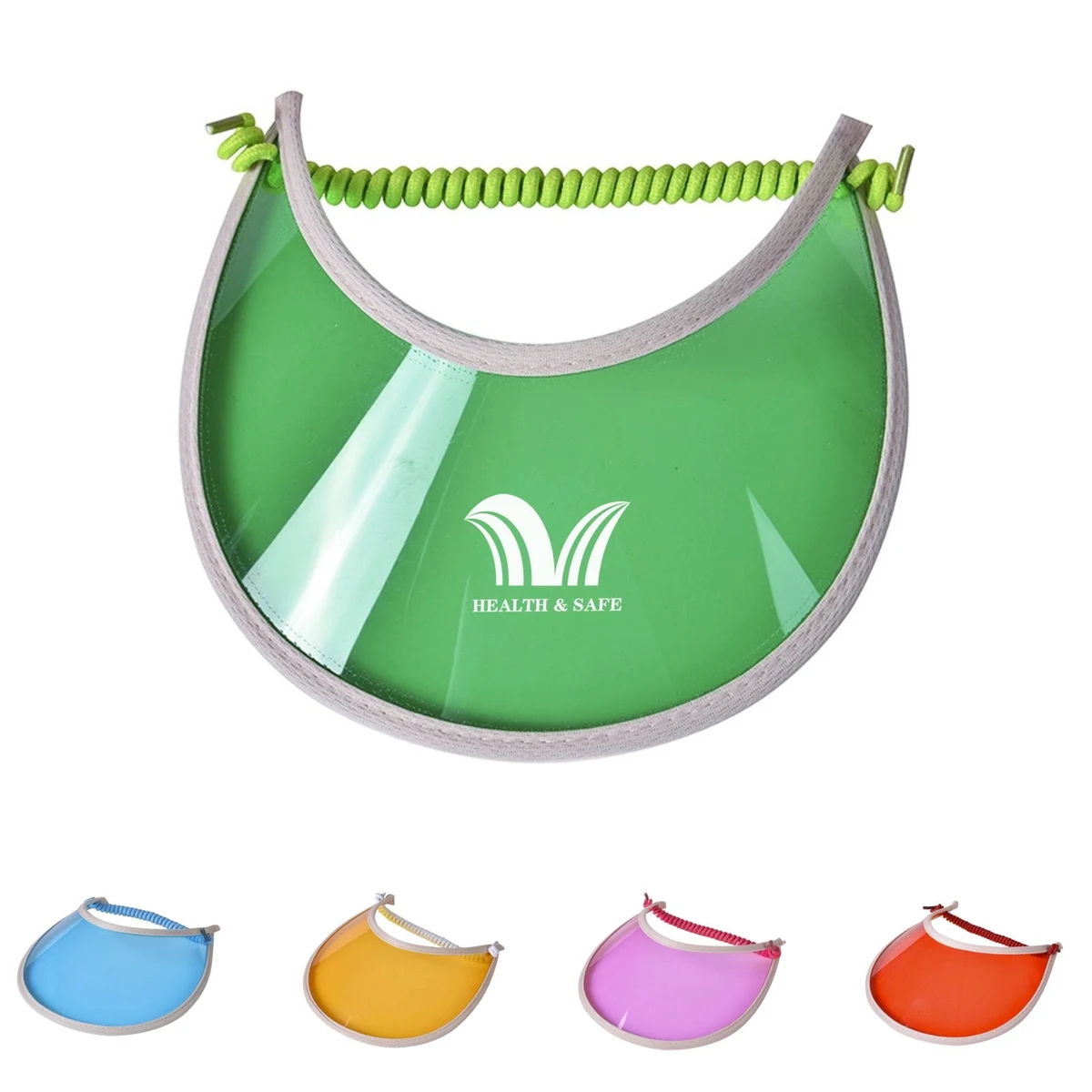 Adult Pvc Sun Visor Hat 1