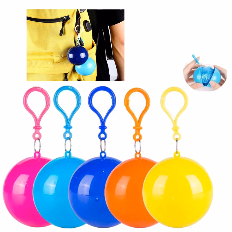 Keychain Raincoat Ball
