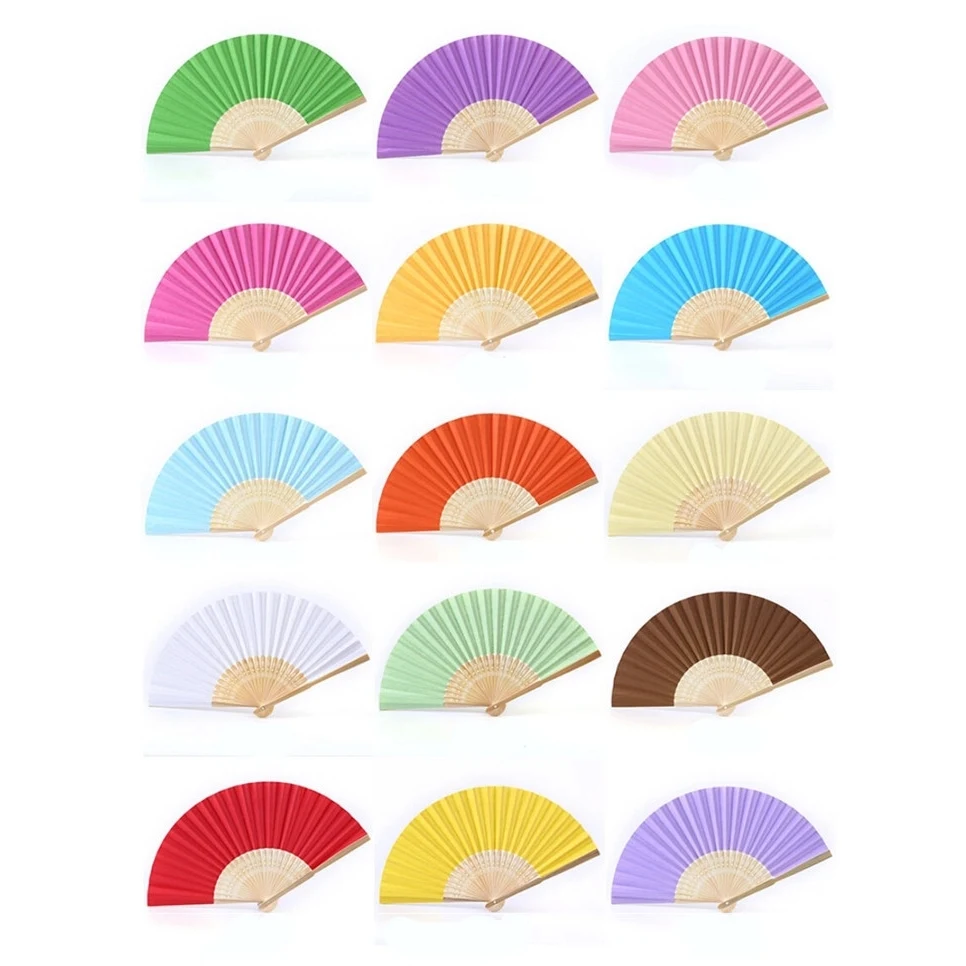 Custom paper folding fan 1