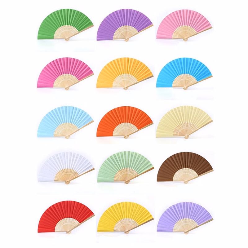Custom paper folding fan