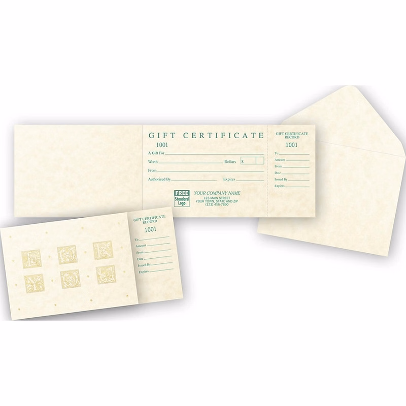 Gift Certificates, For You Fresh Impressions, Vellum