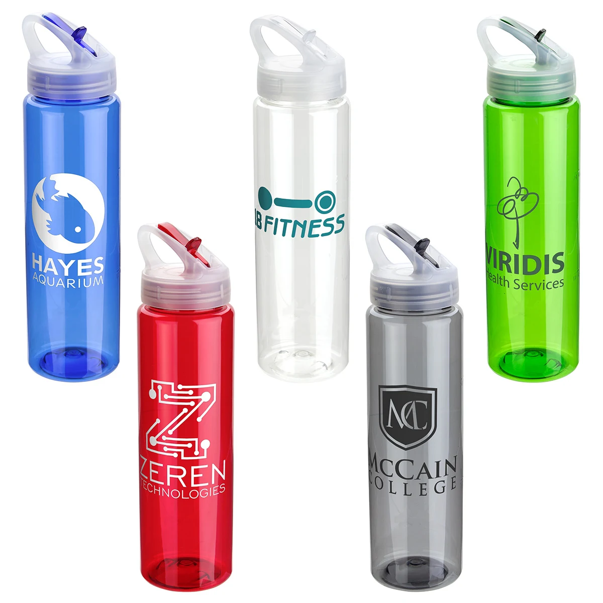 Velo 32 oz PET Bottle with Flip-Up Lid 1