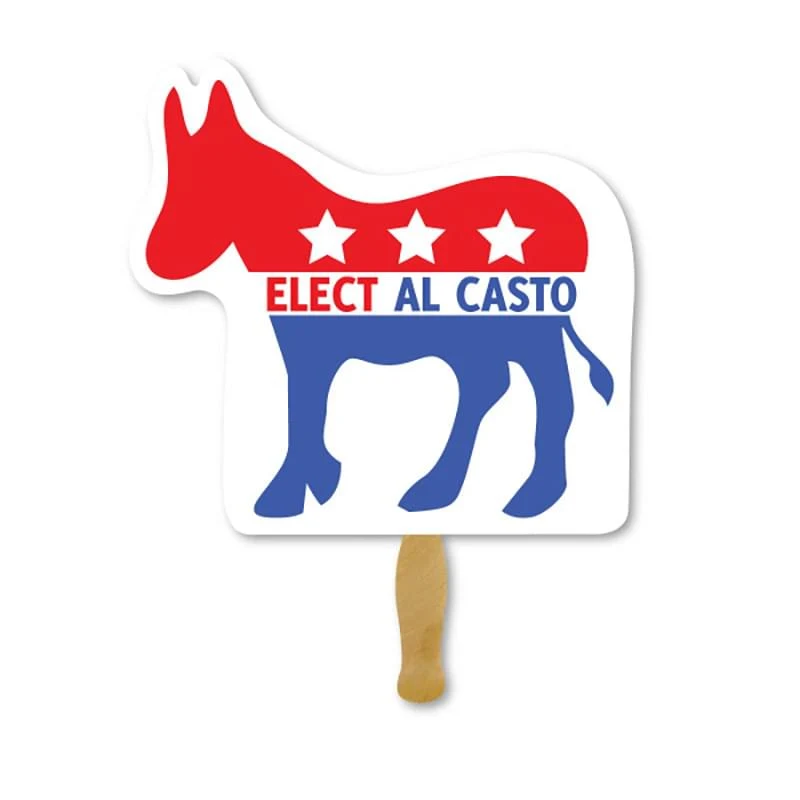 Deluxe Hand Fan- Donkey 1
