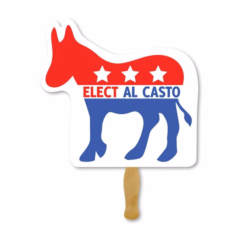 Deluxe Hand Fan- Donkey