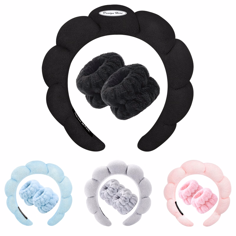 Absorbent Plush Sports Set ?C Headband + Wristbands