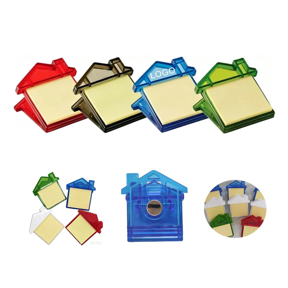 House Shaped Magnetic Clip Fridge Sticky Note Holder 1