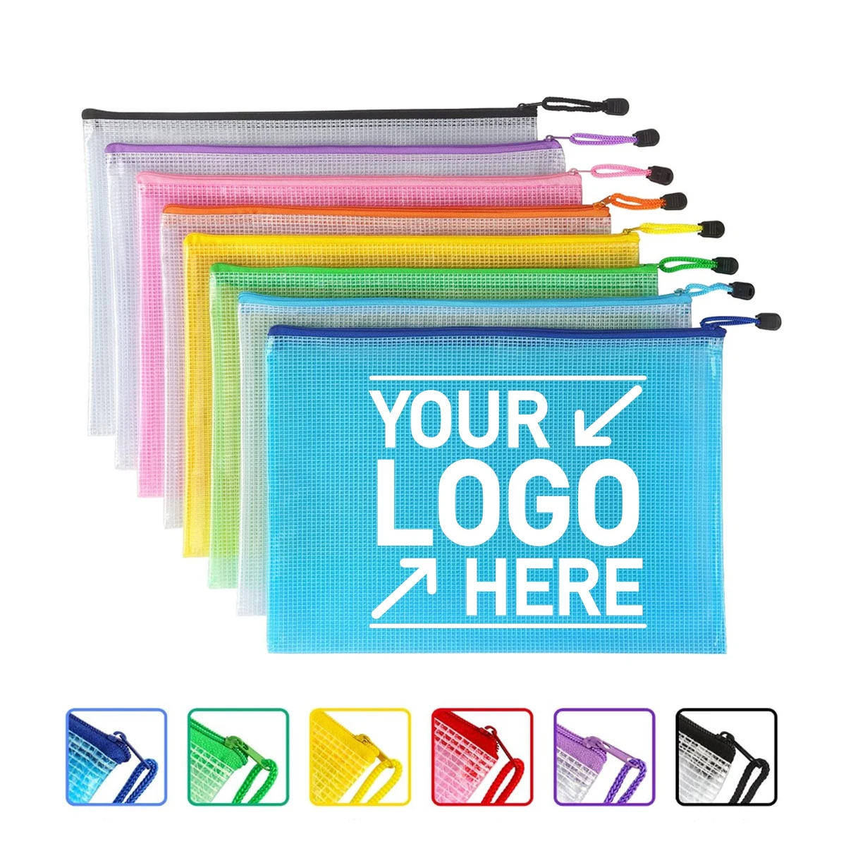 A4 Mesh Zipper Pouch 1