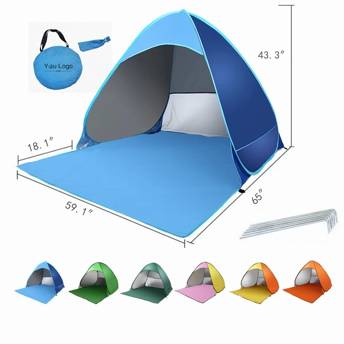 Pop-up Shade Beach Tent 1