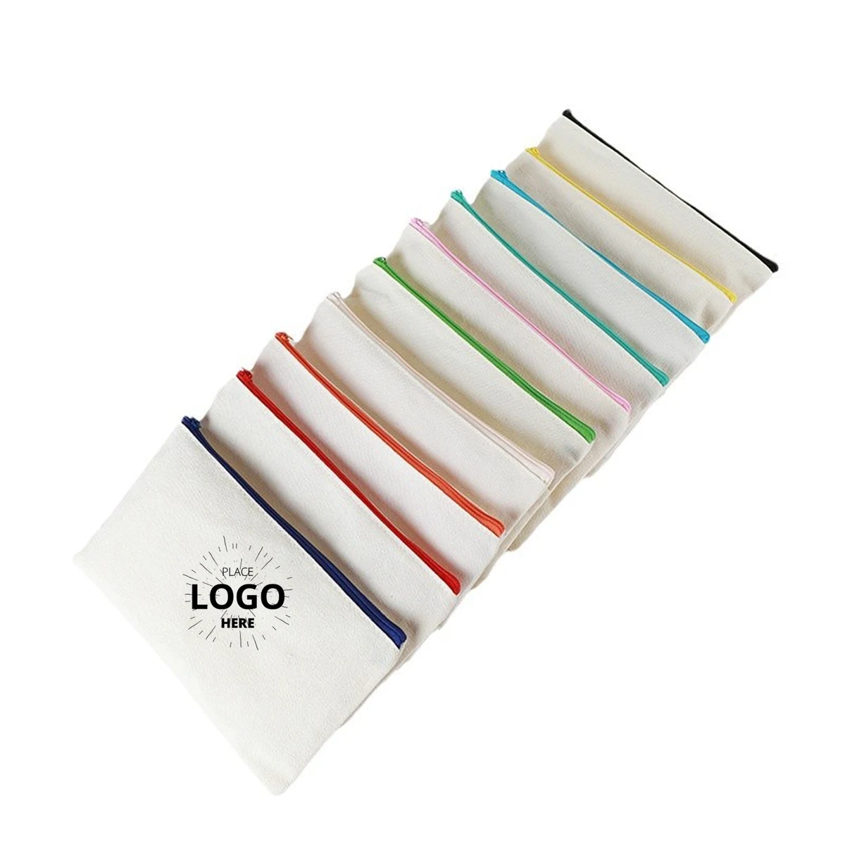 Custom Printed Canvas Makeup Bag 1