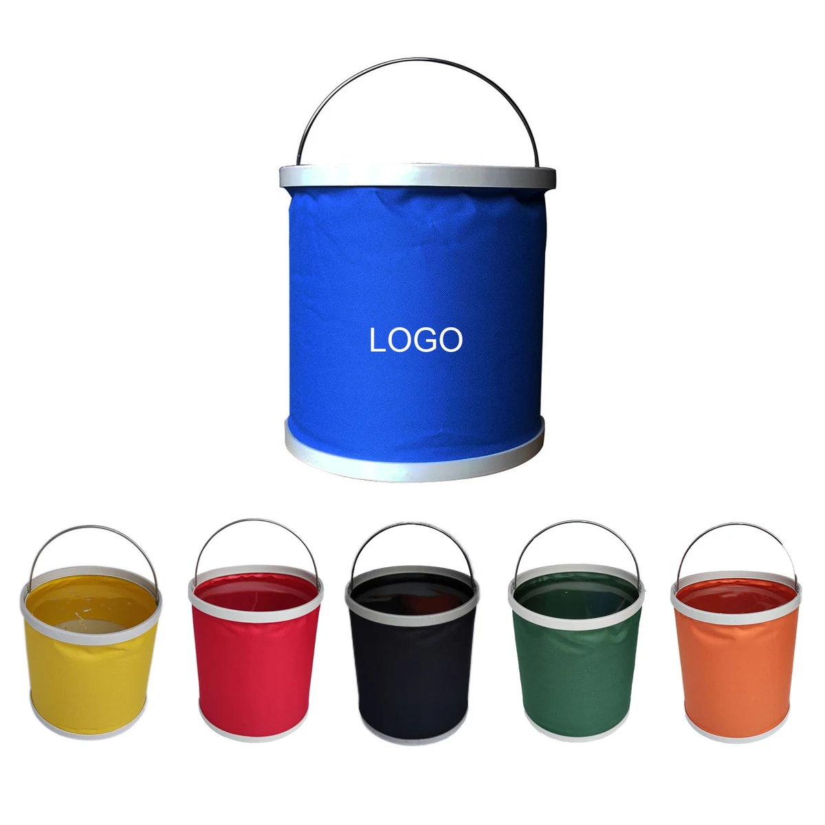 Oxford Cloth Folding Bucket 1