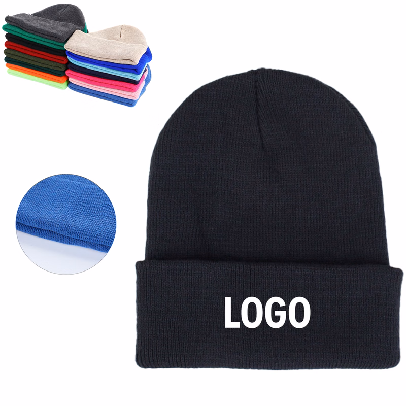 Fold-Over Winter Knit Beanie