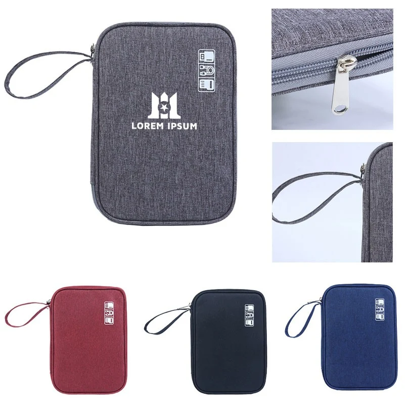 Oxford Cloth Slim Electronics Organizer Case 1
