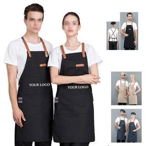 Polyester Cotton Apron with Pocket 1