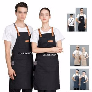 Polyester Cotton Apron with Pocket