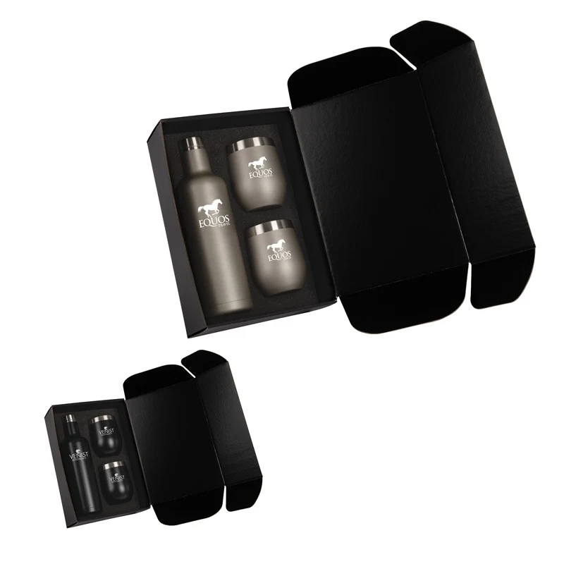 Bliss Wine Bottle & 2 Tumbler Gift Set 1