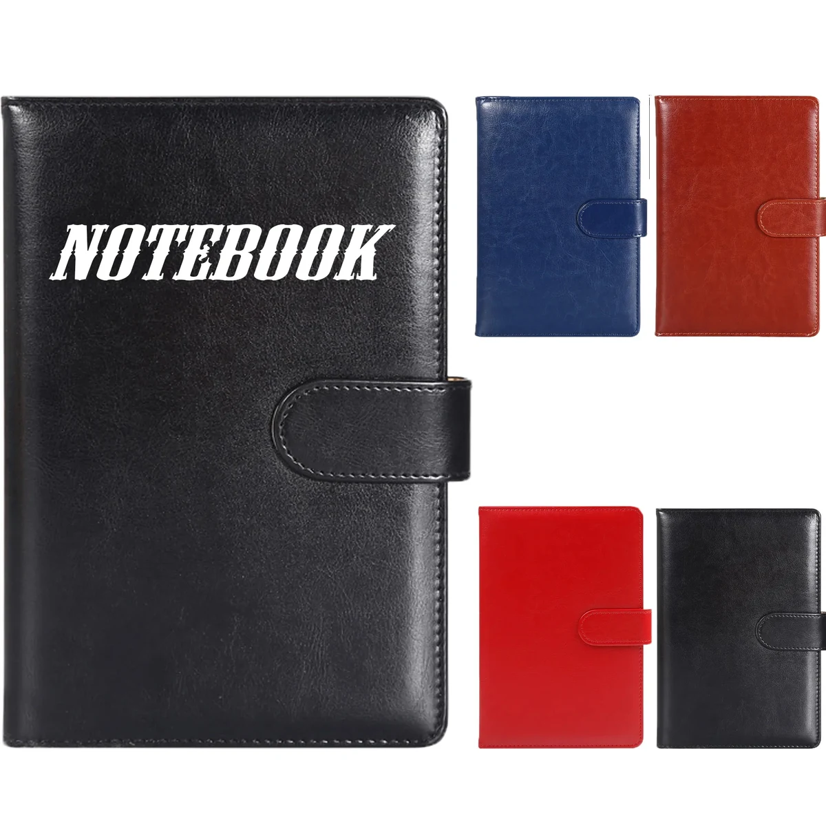 A5 PU Leather Notebook With Magnetic Buckle Closur 1