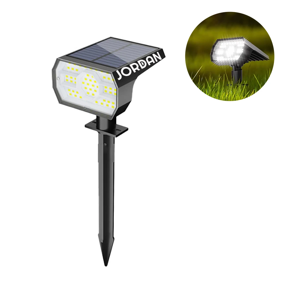 Solar-powered Bright Light Fixture 1