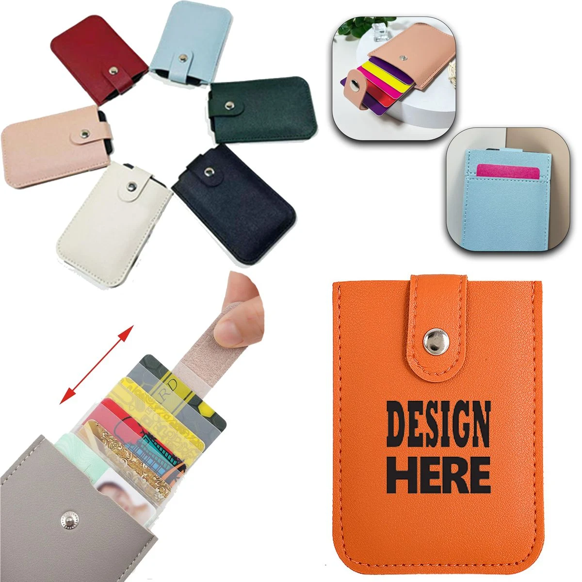 Large Capacity Minimalist Pull-out Card Holder 1
