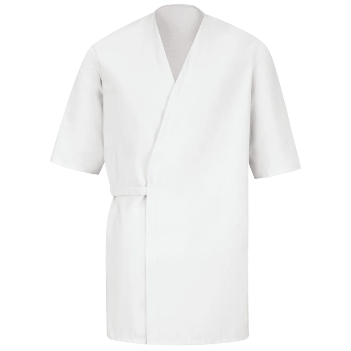Men's Collarless Poplin Butcher Wrap - WP18 1