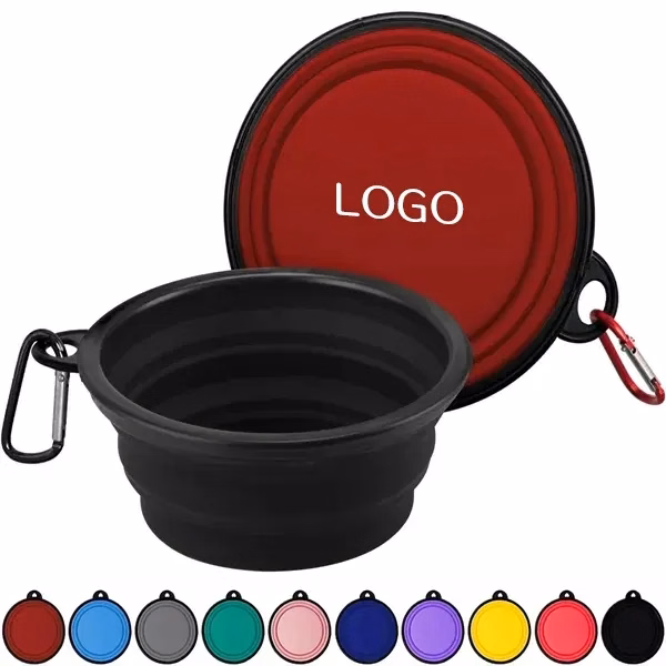 Portable Pet Bowl with Collapsible Design for Travel