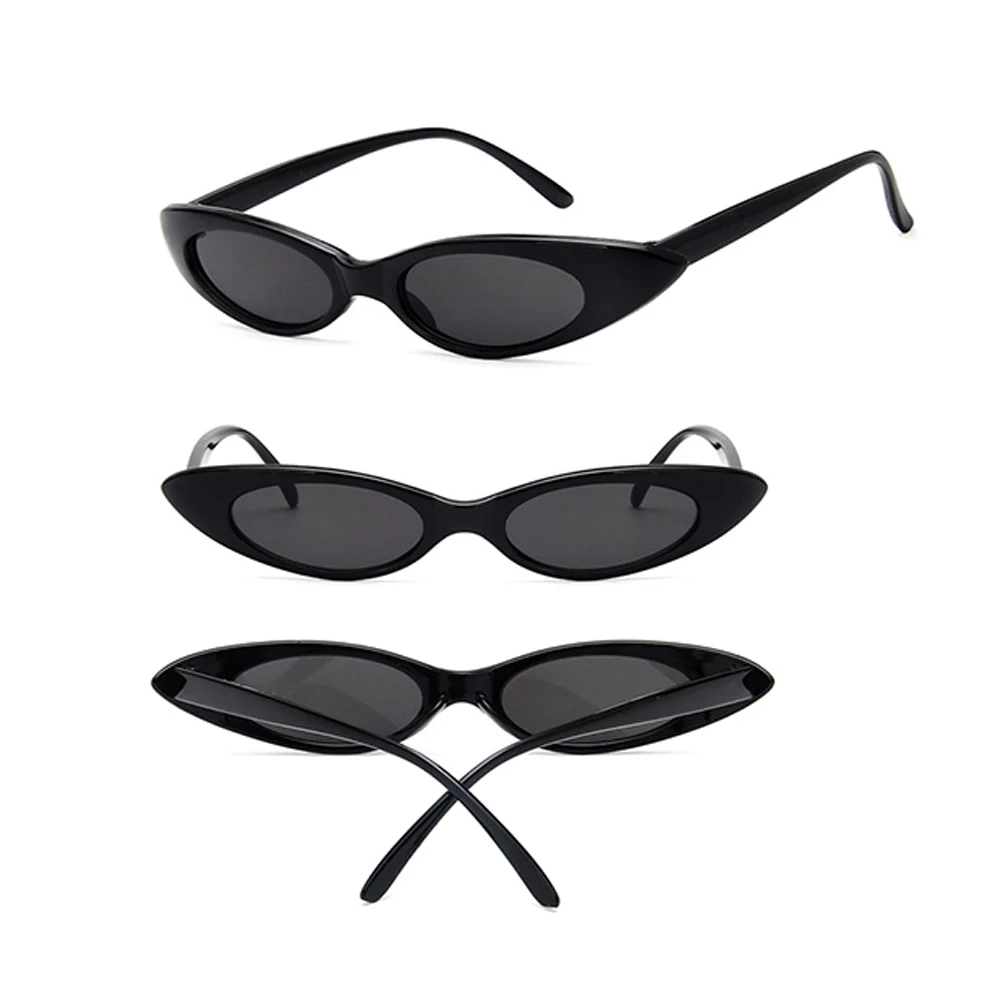 Oval cat eye retro sunglasses 1