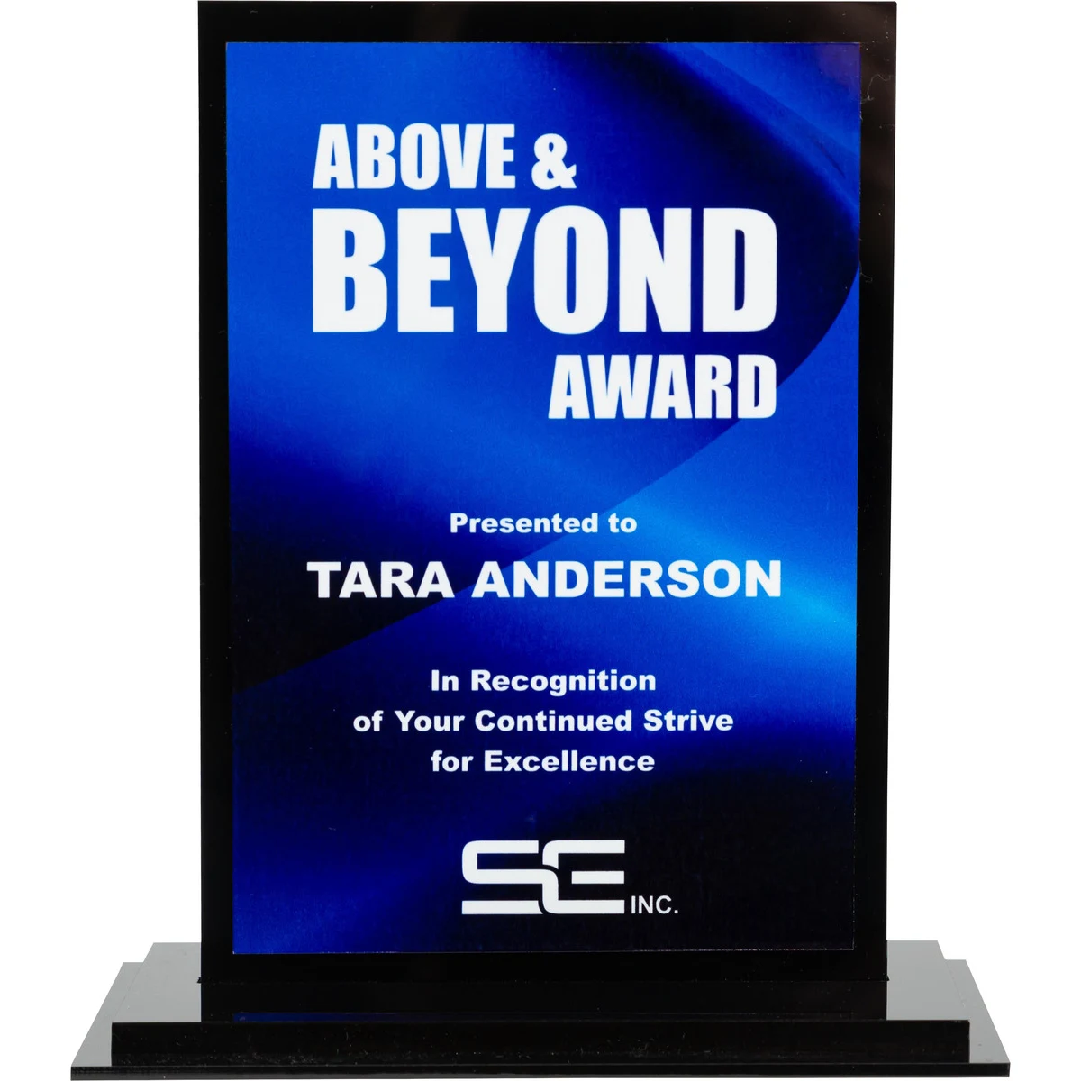 Acrylic/Metal Desk Award 4 1