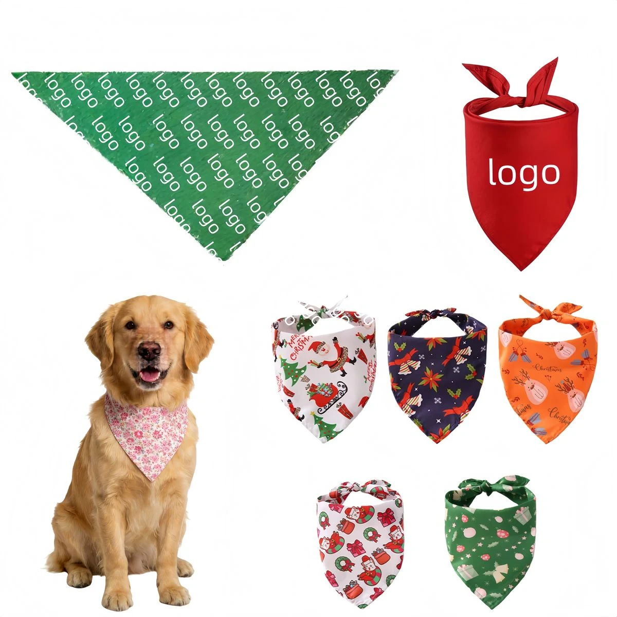 Full Color Customized Pet Bandana 1