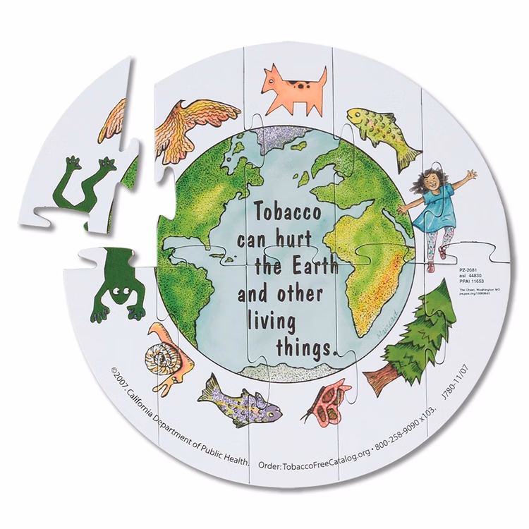 10 Pieces- 8" Diameter - Medium Puzzle
