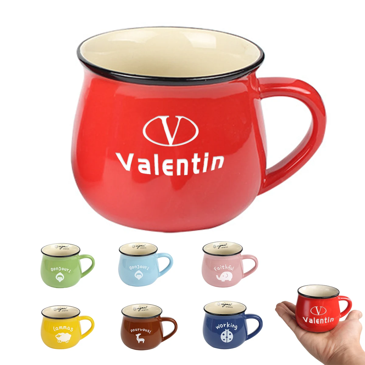 13oz Office Ceramic Coffee Mug 1