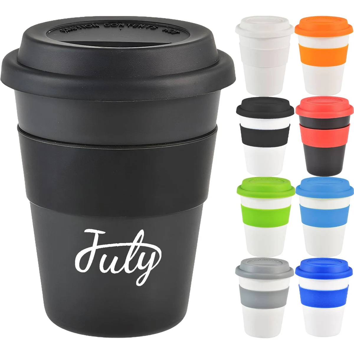 13oz Insulated PP Tumbler w/ Silicone Sleeve 1