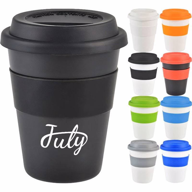 13oz Insulated PP Tumbler w/ Silicone Sleeve