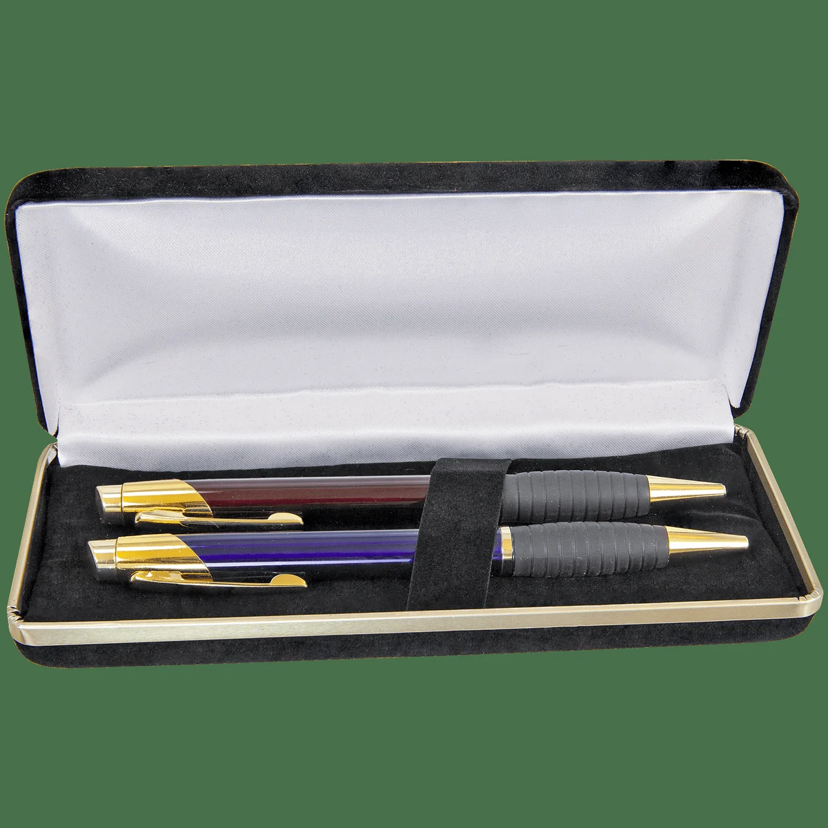 6 1/2" x 2 3/4" Black Velvet Pen Case (Case Only, Pen Not Included) 1