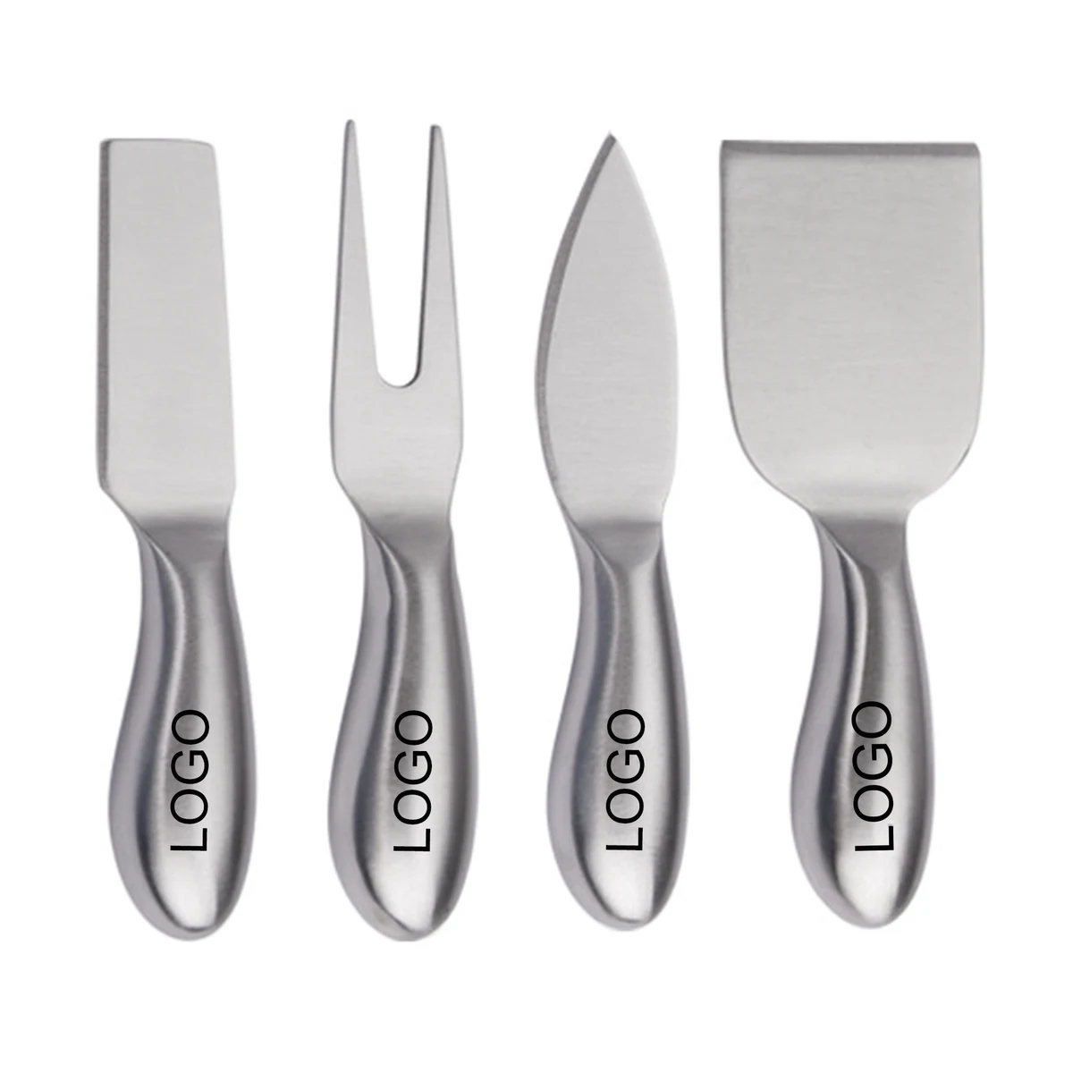 Stainless Steel Cheese Knife 4-Piece Set 1