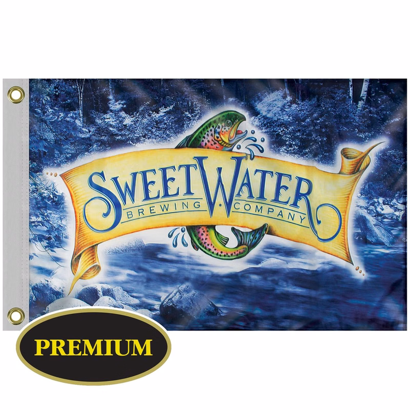 2' x 3' Digitally Printed Knitted Single Reverse Polyester Flags