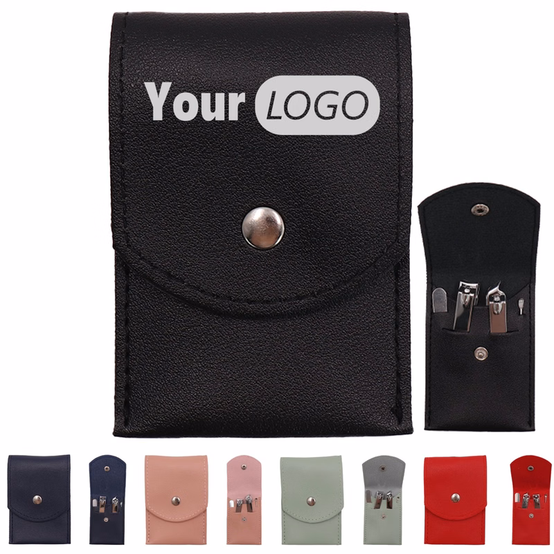 Nail Care Kit with Leather Case
