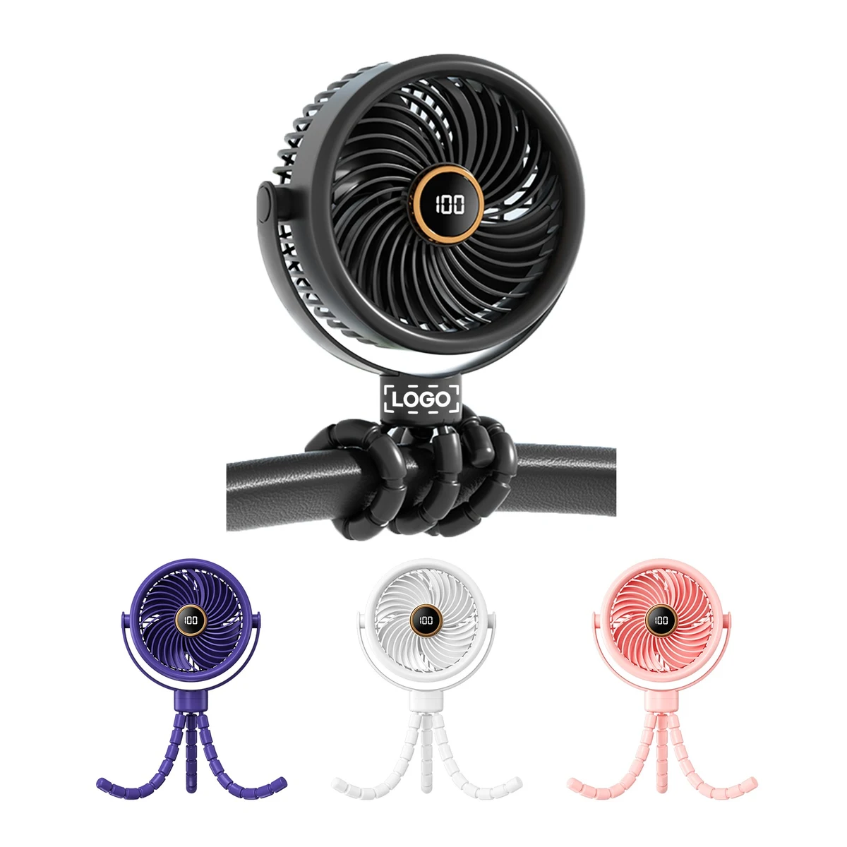 5 Speeds Nature Wind Baby Stroller Fan 1