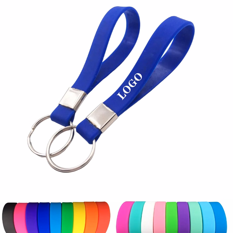 MOQ 10 pcs Silicone Keychain Charm