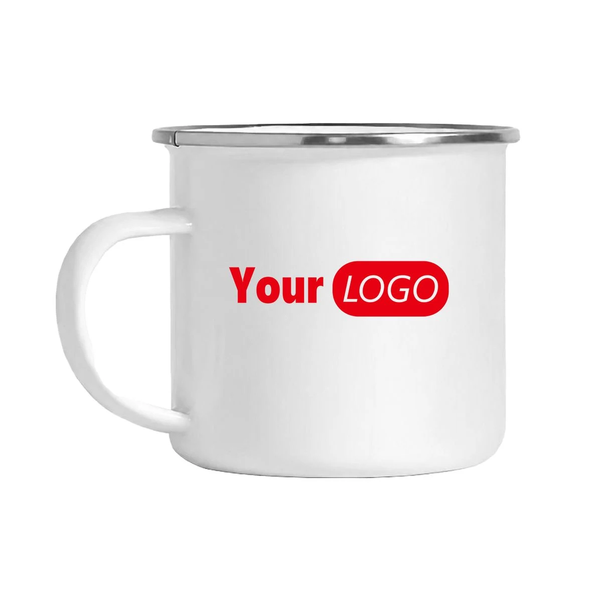 Rolled Rim Enamel Camp Mug 1