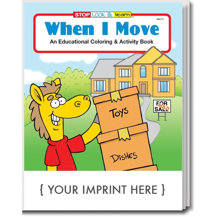 COLORING BOOK - When I Move Coloring & Activity Book 1