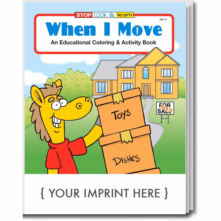 COLORING BOOK - When I Move Coloring & Activity Book