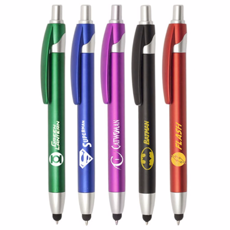 Click Action Plastic Stylus Pen
