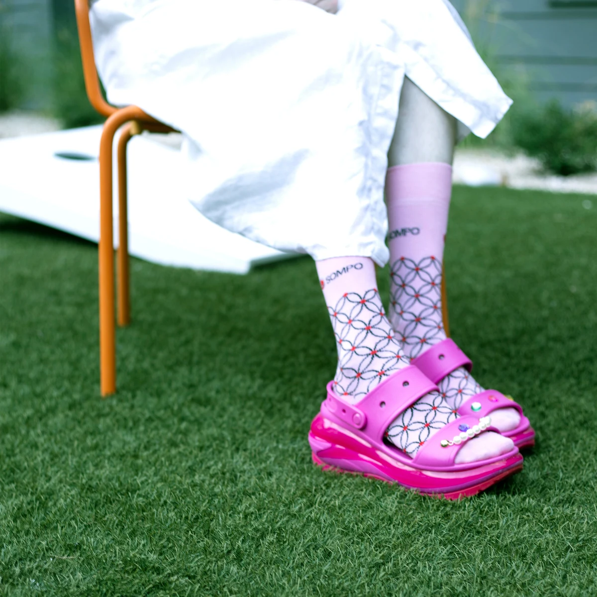 Casual Fashion Designer Socks - Stylish Comfort for Creative Minds - American Made 1