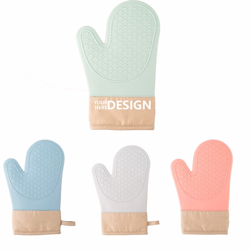 Heat-Resistant Silicone Cooking Gloves