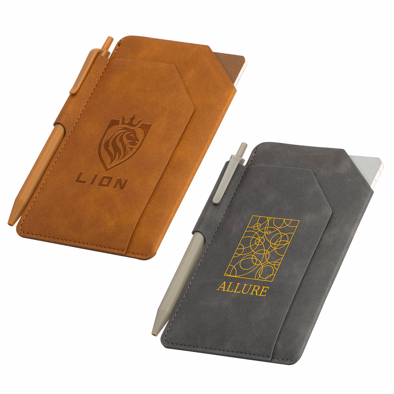 Protege Mini Notebook With Pen & Front Pocket